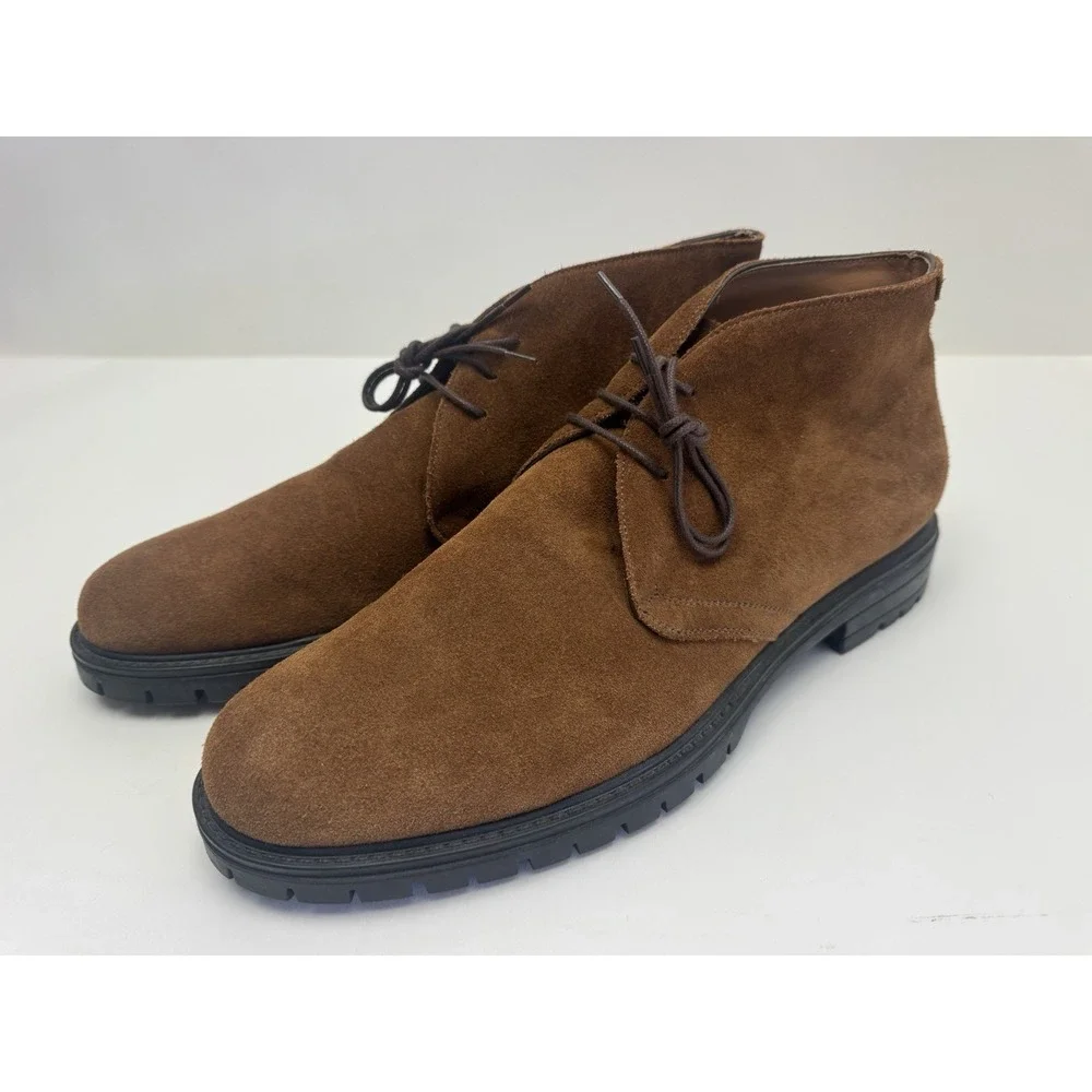To Boot New York Adam Derrick LOMBARD Brown Suede Leather Chukka Boots Sz 12 M